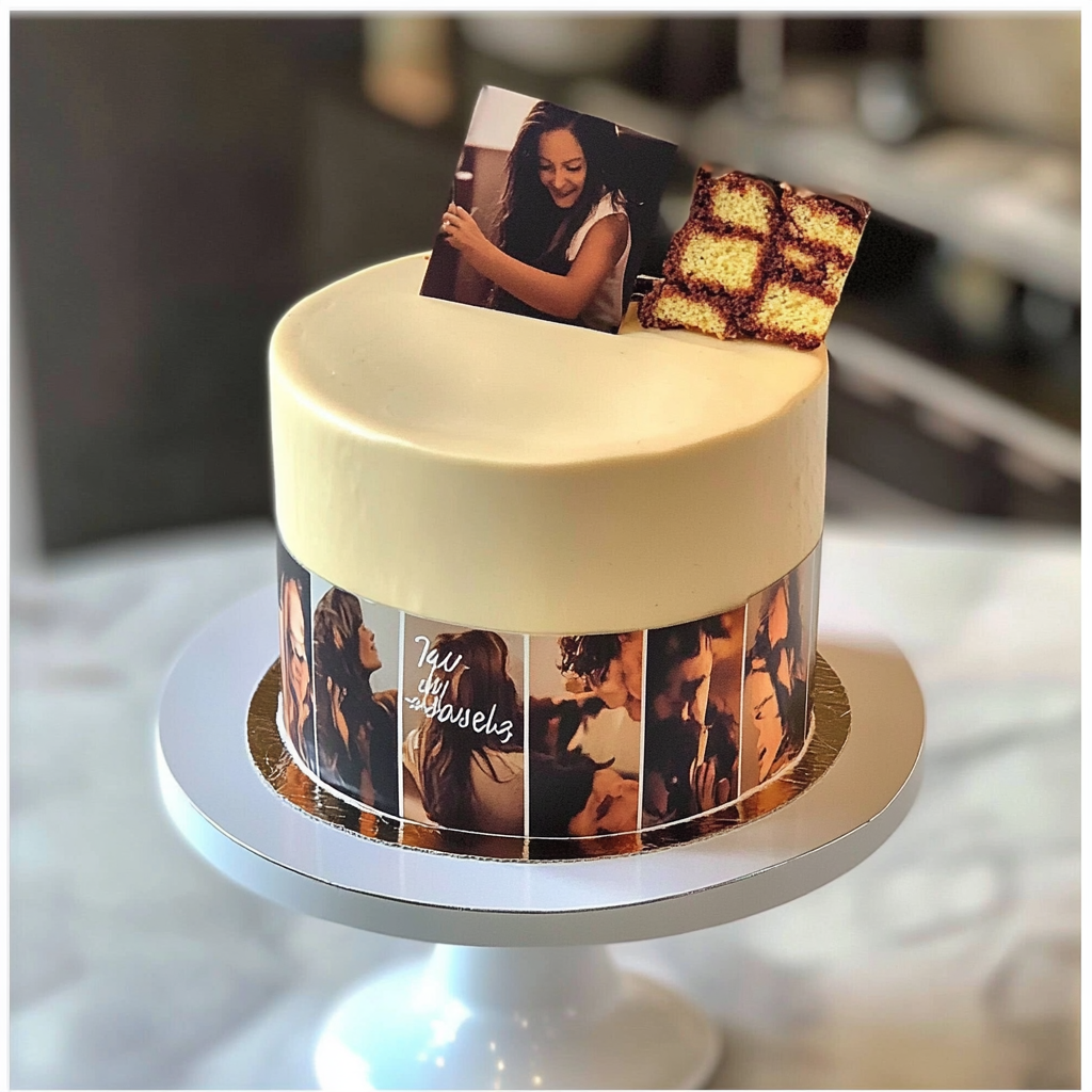 Photo Collage Cake Recipe
