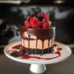 Extravagant Red Grad Cake