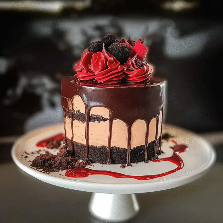 Extravagant Red Grad Cake