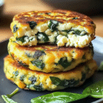 Easy Spinach and Feta Patties