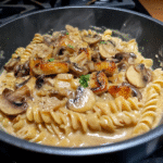 Creamy Pâtes aux Champignons
