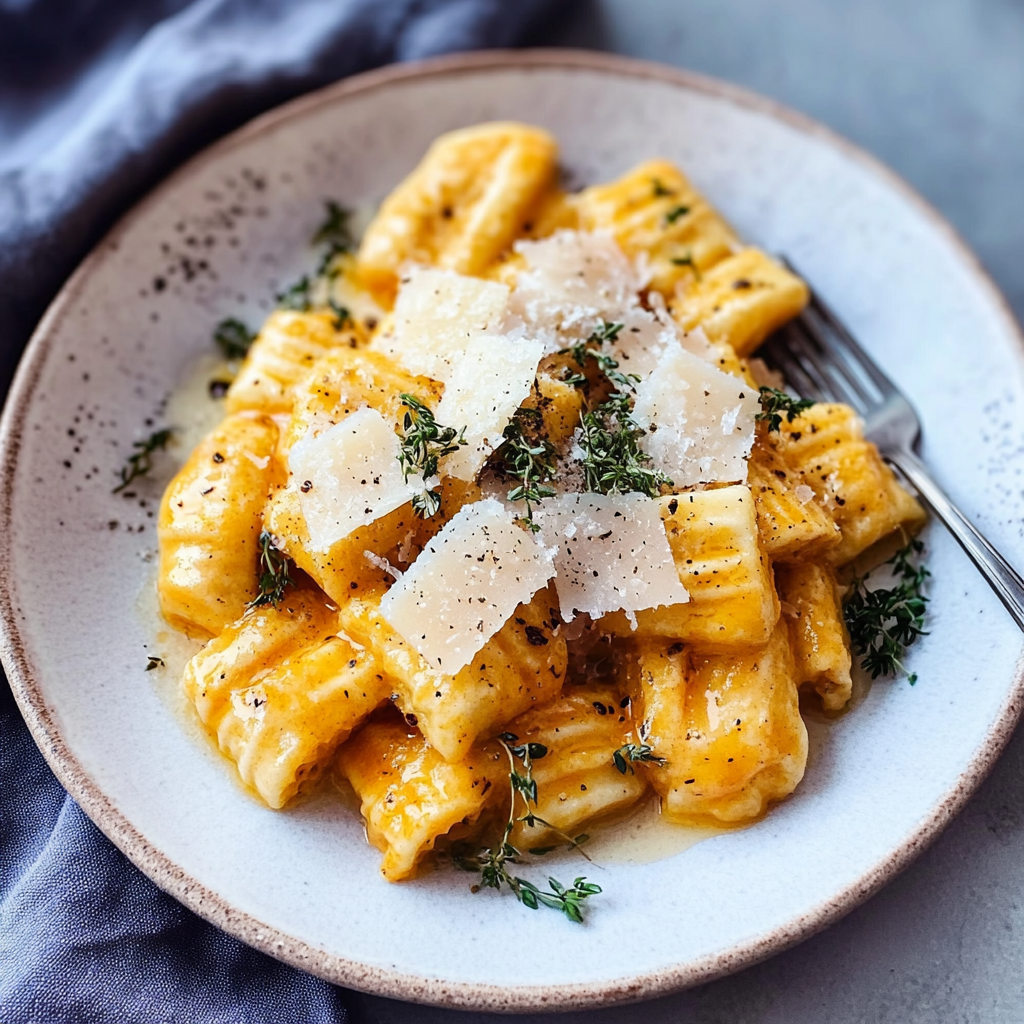 Creamy Gnocchi au Potimarron