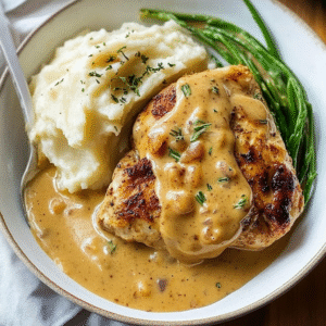 Creamy Garlic Chicken & Mash Recipe
