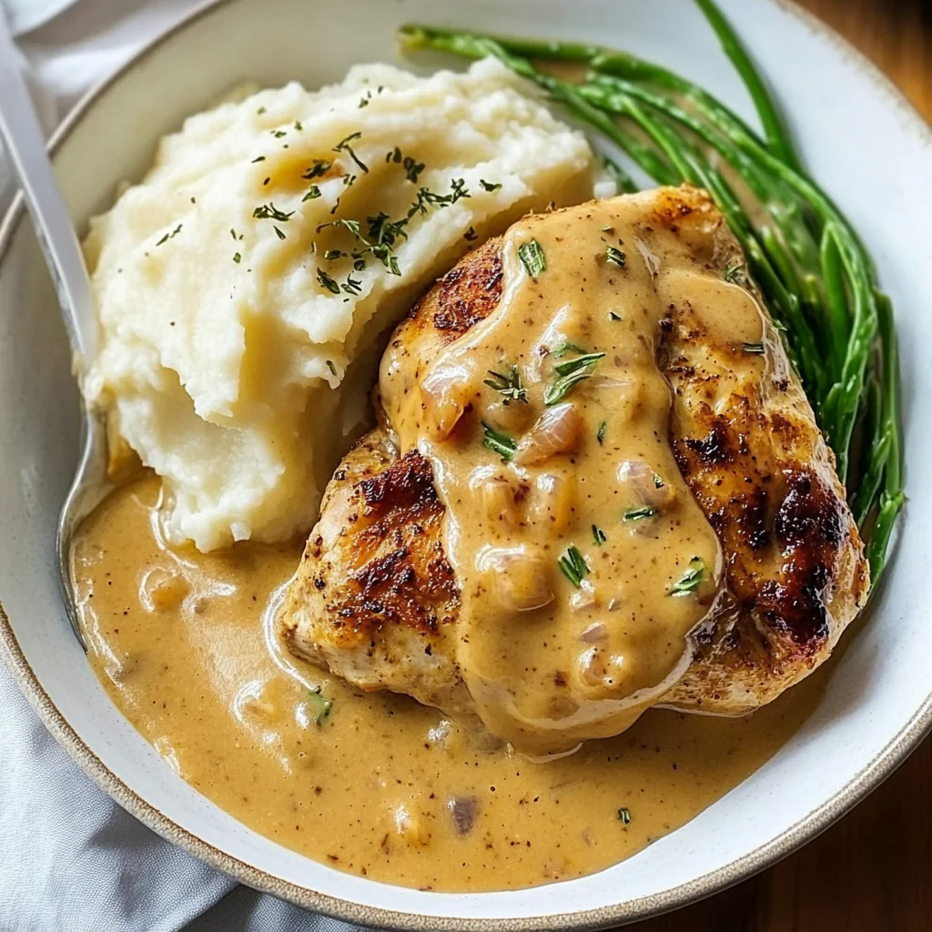 Creamy Garlic Chicken & Mash Recipe
