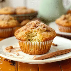 Rhubarb Muffins With Cinnamon Sugar Topping