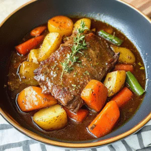 Pot Roast with Potatoes & Carrots Recipe