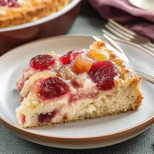 Rhubarb Upside Down Cake Recipe
