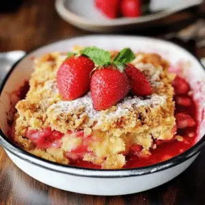 Strawberry Rhubarb Dump Cake Recipe