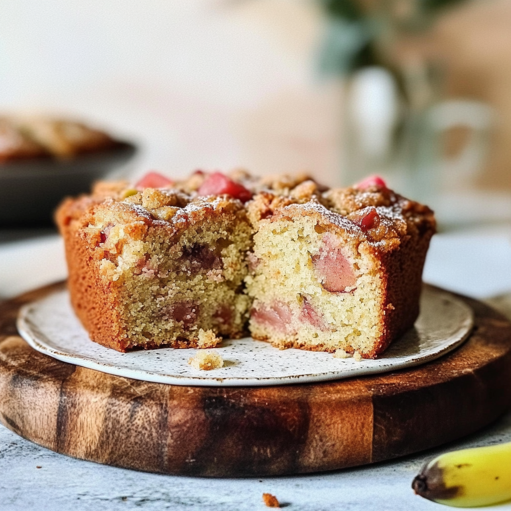 Rhubarb Coffee Cake Recipe