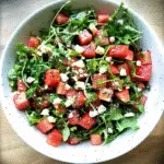 Watermelon Feta Mint Salad Recipe