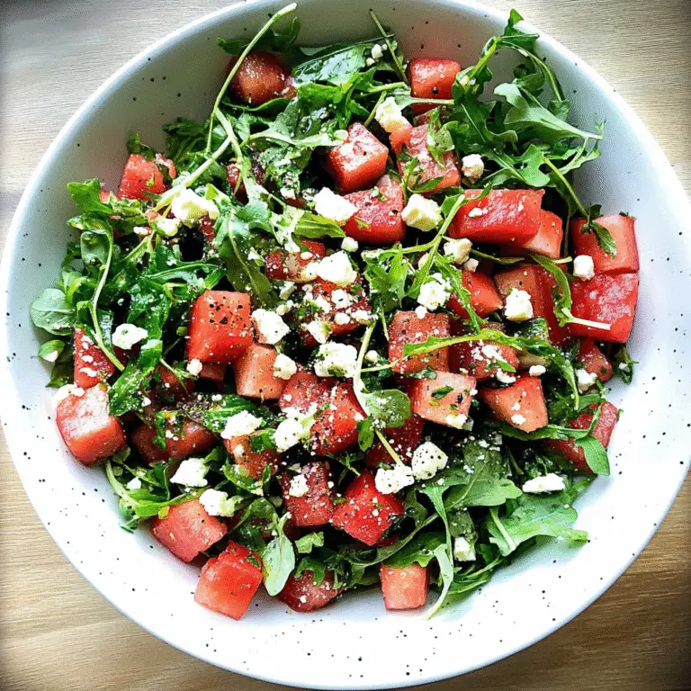 Watermelon Feta Mint Salad Recipe