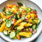 Spicy Mango Cucumber Salad