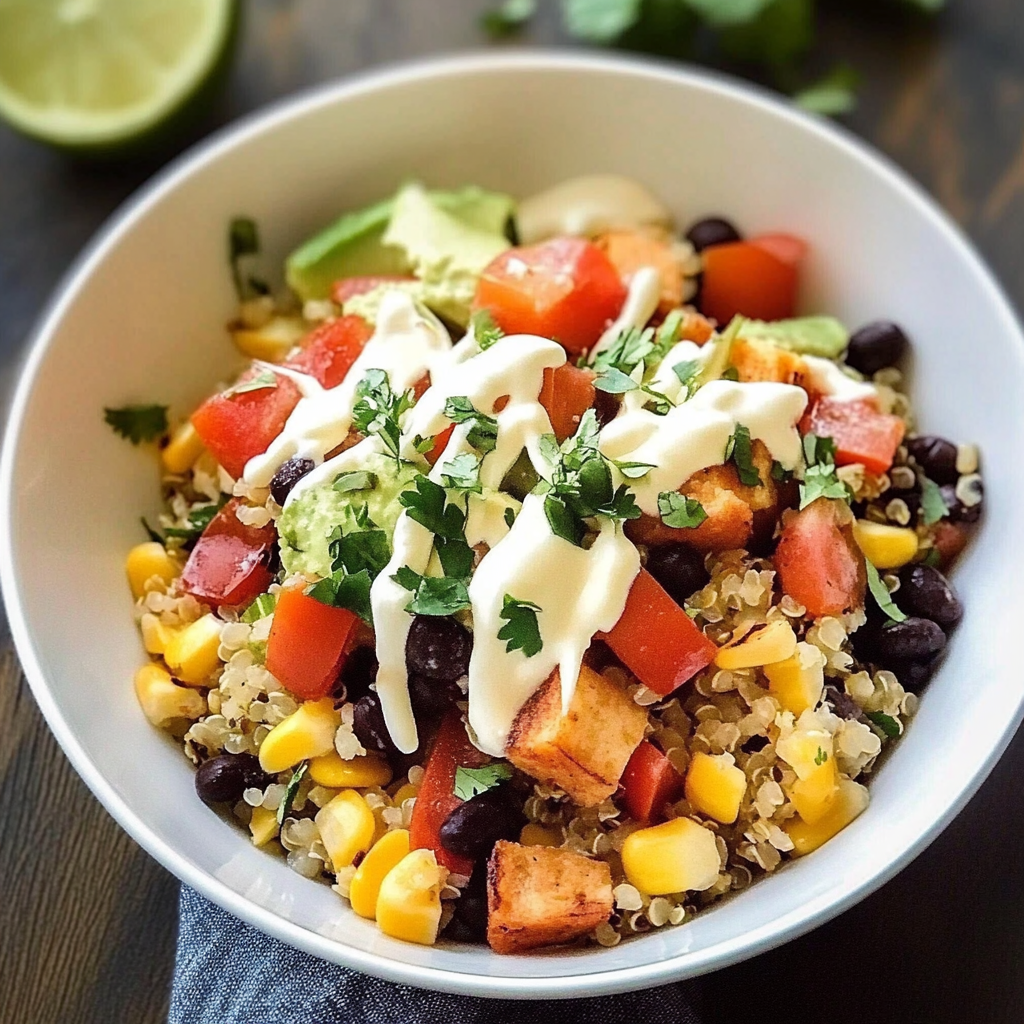 Quinoa Black Bean Bowl Recipe