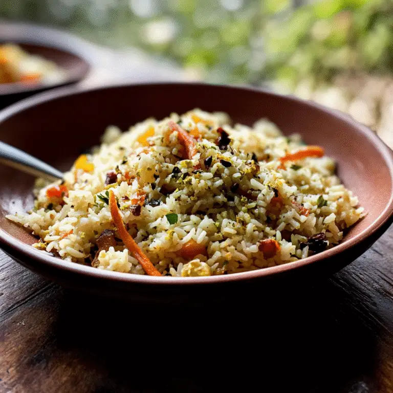 Persian Basmati Pilaf with Apricots & Pistachios