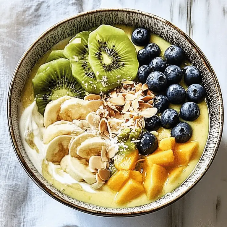 Tropical Smoothie Bowl Recipe
