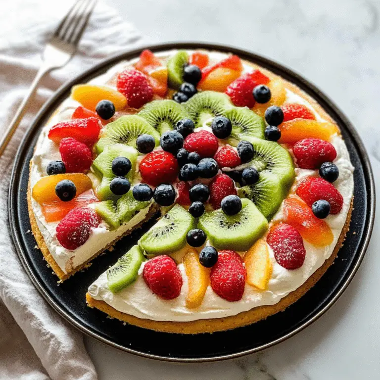 Easy Fruit Pizza Recipe