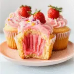 Easy Strawberry Filled Cupcakes Recipe