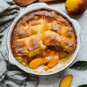 Old-Fashioned Fresh Peach Cobbler Recipe
