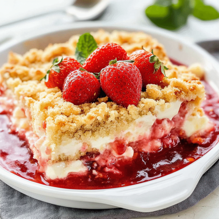 Fresh Strawberry Dump Cake Recipe