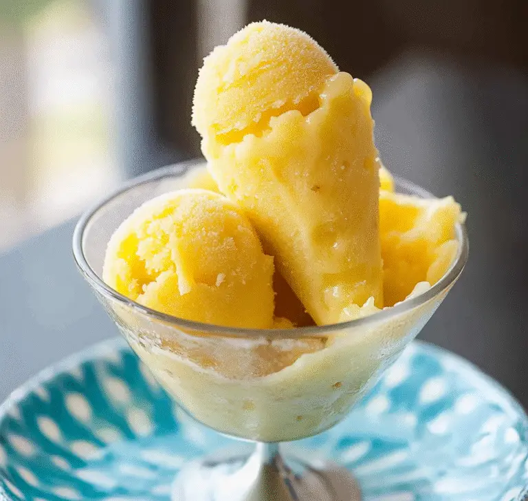 Tropical Pineapple Sorbet Recipe