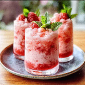 Watermelon Mint Granita Recipe