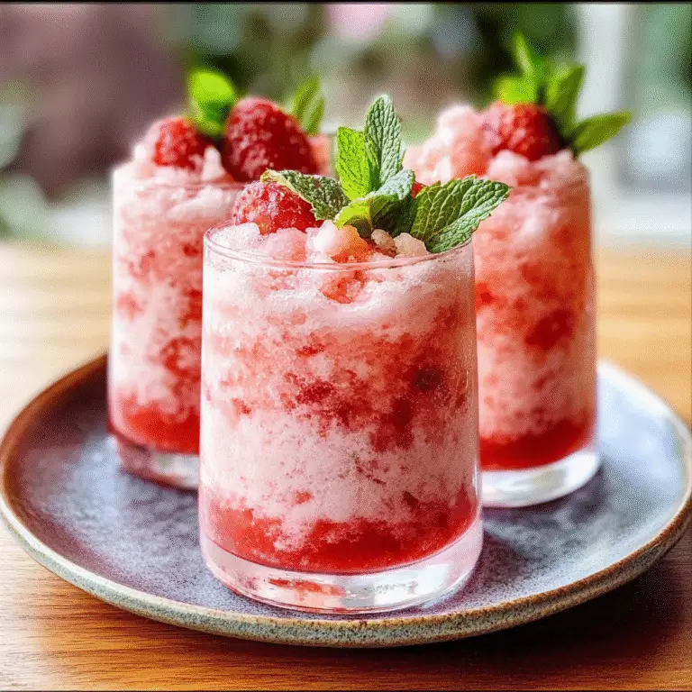 Watermelon Mint Granita Recipe