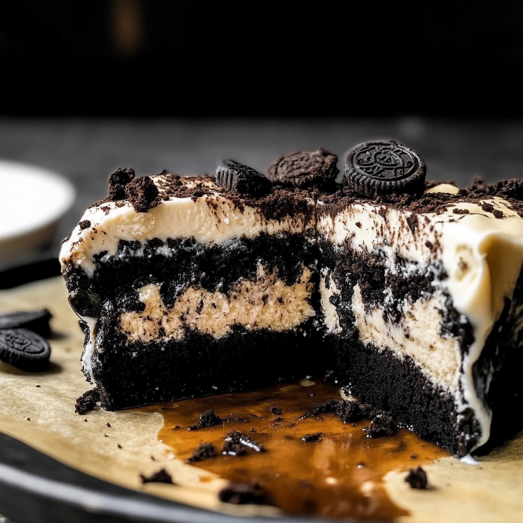Oreo Cheesecake Ice Cream Sandwiches Recipe
