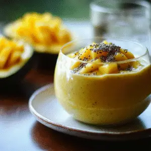 Mango Lassi with Chia Seeds
