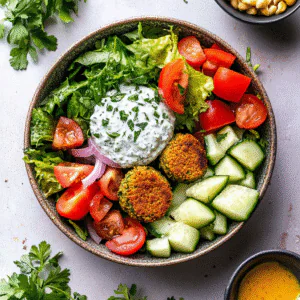 Baked Falafel & Tzatziki Meal Box Recipe