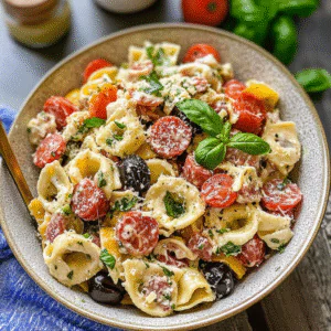 Cold Tortellini Antipasto Salad Recipe