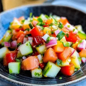 Indian Cucumber Salad with Yogurt & Cumin
