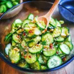 Japanese Cucumber Salad with Rice Vinegar