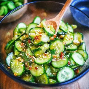 Japanese Cucumber Salad with Rice Vinegar