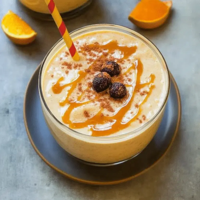 Creamy Pumpkin Spice Protein Shake Recipe