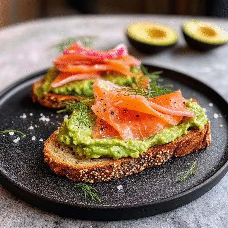 Salmon Avocado Toast Recipe