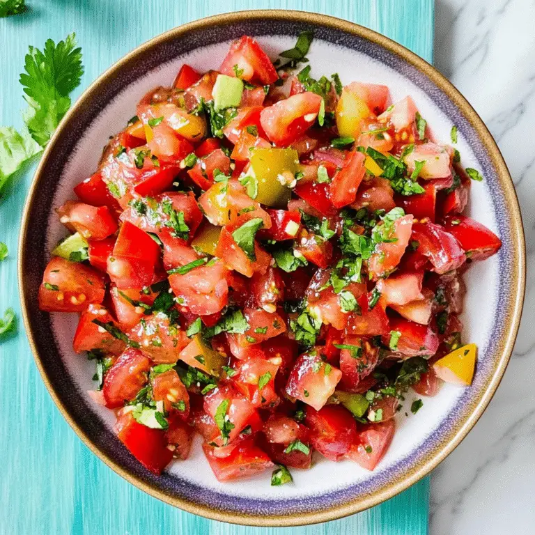 Salsa Recipe with Fresh Tomatoes