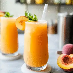 Sparkling Peach Lemonade Recipe
