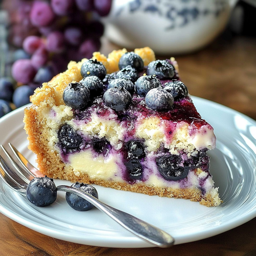 Blueberry Cream Cheese Coffee Cake Recipe