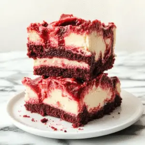 Fourth of July Red Velvet Cheesecake Bars