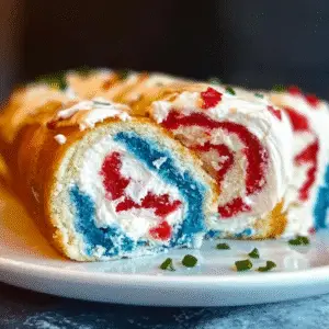 4th of July Cake Roll