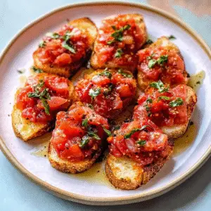 Tomato Basil Bruschetta