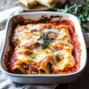 Spinach Ricotta Cannelloni Recipe