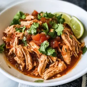 Crockpot Chicken and Salsa f