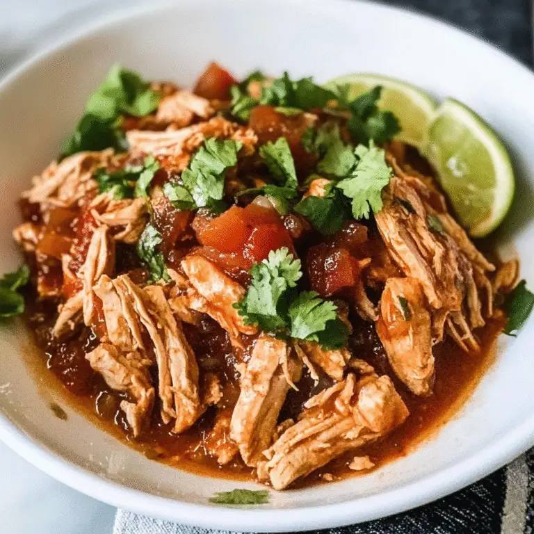 Crockpot Chicken and Salsa f