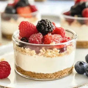 No-Bake Cheesecake Greek Yogurt Cups Recipe