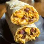 Bacon Egg Cheese Breakfast Burrito Recipe