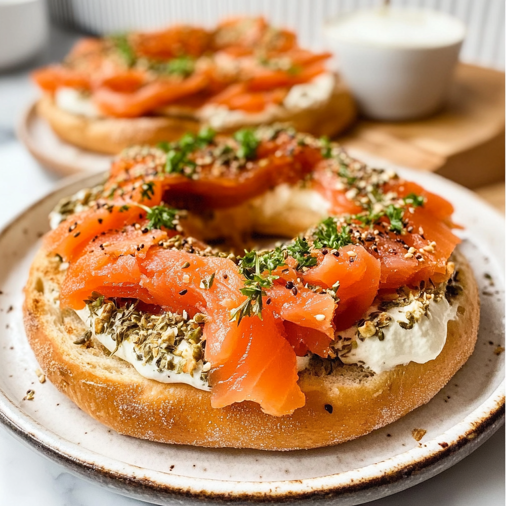 Smoked Salmon Bagel Recipe