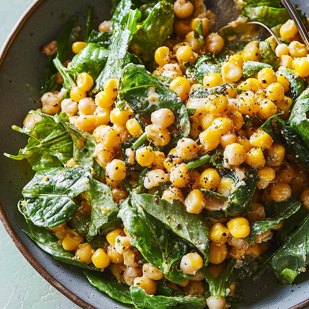 Summer Corn and Chickpea Salad Recipe