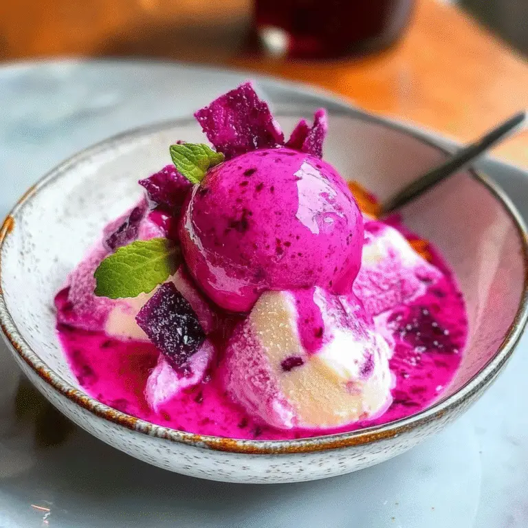 Dragon Fruit Sorbet Recipe