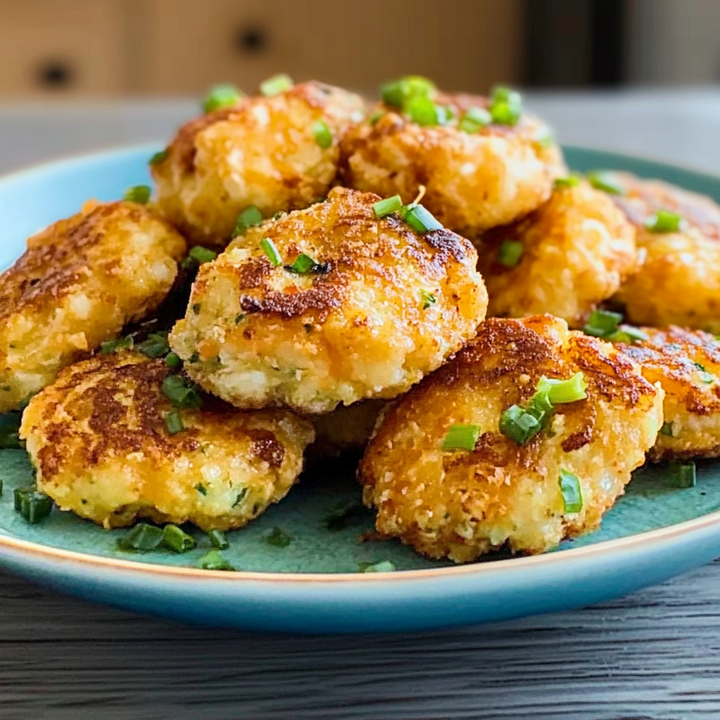 Cheesy Cauliflower Patties Recipe